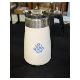 Corningware perculator blue corn flower pattern