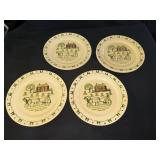 Metlox Poppytrail Homestead 8 dinner plates