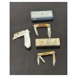 3 Pocket knives - Frost Cutlery Whitetail Cutlery
