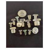 Lot of cruet/perfume bottle tops