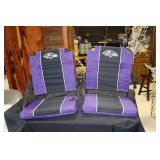 Pair Baltimore Ravens NFL fold up stadium seats