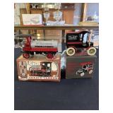 2 Texaco Collectible banks - 1910 Mack Tanker and
