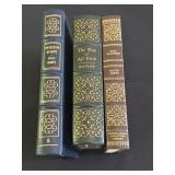 3 Leather bound books by Easton Press -