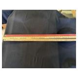 3 Collectible yardsticks - Central Implement Co