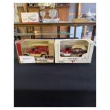 2 Ertl collectible banks - V & S Variety Stores