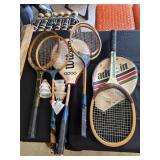 Tennis and badminton rackets (Spalding & Wison)