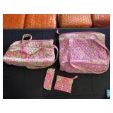 Vera Bradley Petal Pink pattern tote bag, eye