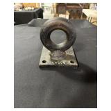 Cast iron tow eye or lunette eye