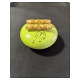 Kaye LaMoyne Ebonyte melamine lime green rice