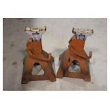 Pair 3 ton jack stands