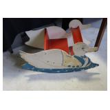 Happy Land Playthings wood rocking duck