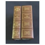 2 Leather bound books by Easton Press -