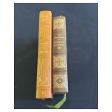 2 Leather bound books published by Easton Press