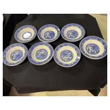 Willow Ware Blue Willow soup bowls (14)