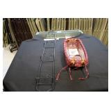 Lot - Longaberger metal plate rack wall hanging