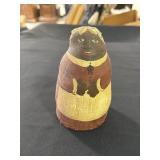 Canvas Mammy caricature with wood made in 1989