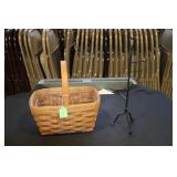 Longaberger utensil basket with plastic insert