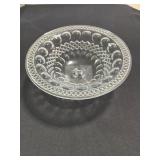 EAPG Bullseye pattern footed console bowl
