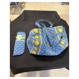 2 Pieces of Vera Bradley yellow rose and bee