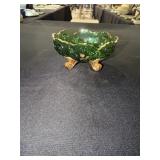 Early American Pattern glass Louie XV gold