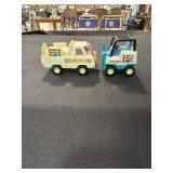 Buddy L Pepsi Cola forklift and small truck