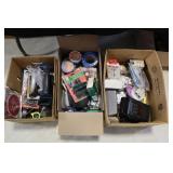 3 Box lots - Hand tools, Ryobi 18V saw (no