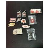 Collectible Texaco lot - gas station patch, key