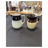 2 Creamers - Black Knight Selb Bavaria Webster