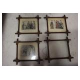 Lot - 4 Purnell frames with fashion prints