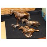 Lot - Ocean City MD cast metal horse souviner and