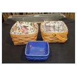 Lot - Longaberger handled basket 1995, Berry