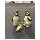 Millie and Willie salt & pepper shakers and a cast