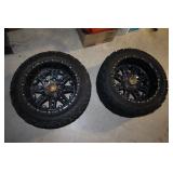 2 - Backlash X ATV 23x10.00-14 tires & rims