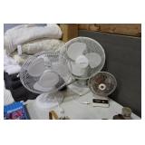Lot - 3 deck top fans