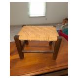Woven foot stool