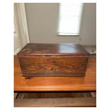 Small wooden storage box