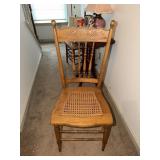 2 Cane bottom chairs