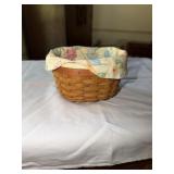 Small Longaberger basket with liner