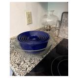 Nesting bowls, serving bowl,oil lamp,