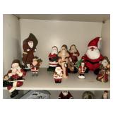 Lot of Santa Claus figures including Windsor
