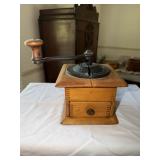 Antique coffee grinder