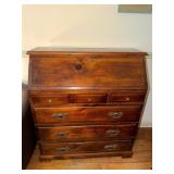 Pine slant front secretary desk 37 X 16.25