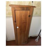 Pine storage cabinet 17 X 10.75 X 48.75