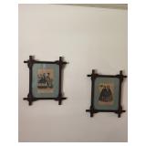 2 Purnell wooden frames (W.Z. Purnell Snow Hill