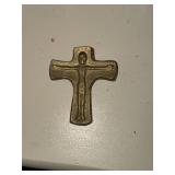 Cast brass Emmaus Walk Cross
