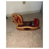Dekto Spotty rocking horse circa 1950