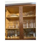 Contents of remaining cabinets - silver rimmed