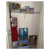 Closet contents - old games - Monopoly, Pop the