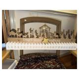 Wooden Christmas advent calendar