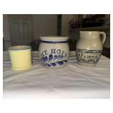 Sterling East Liverpool jar, Mt Hope stoneware